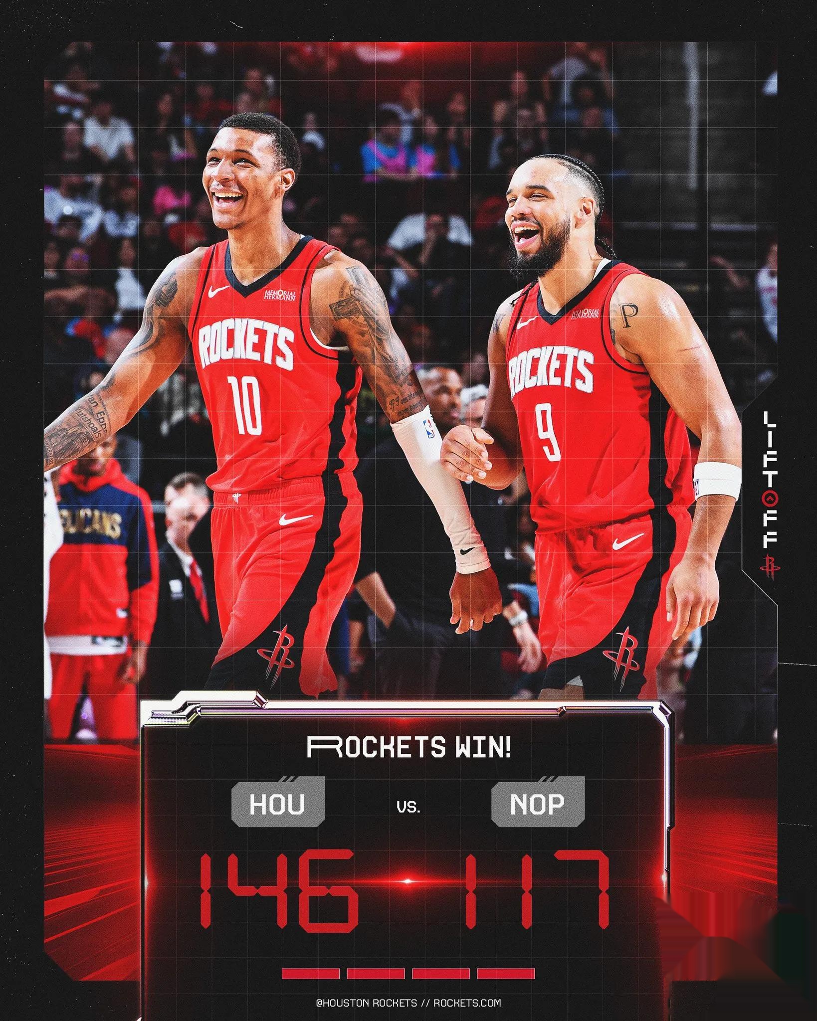 包含火箭队遇胜利荒，遭遇三连败寒的词条